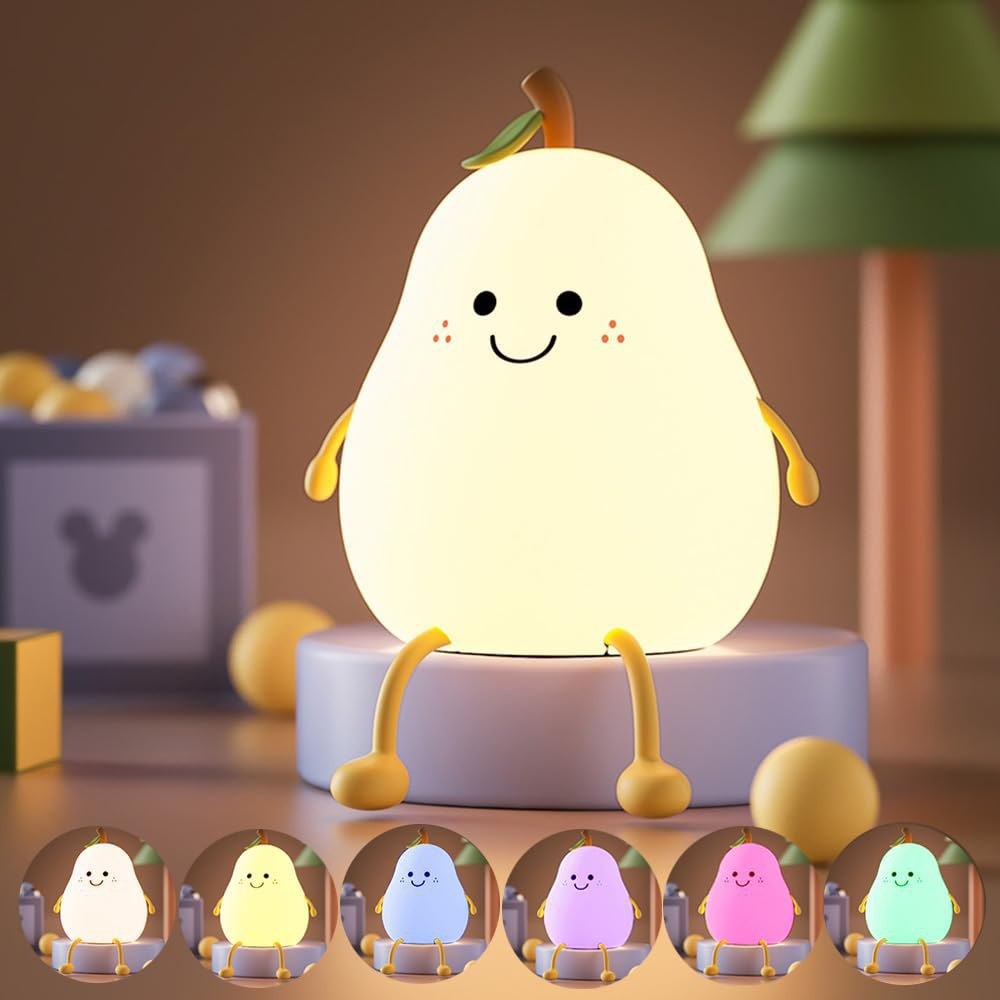 Rechargeable Silicone Night Lamp 🍐