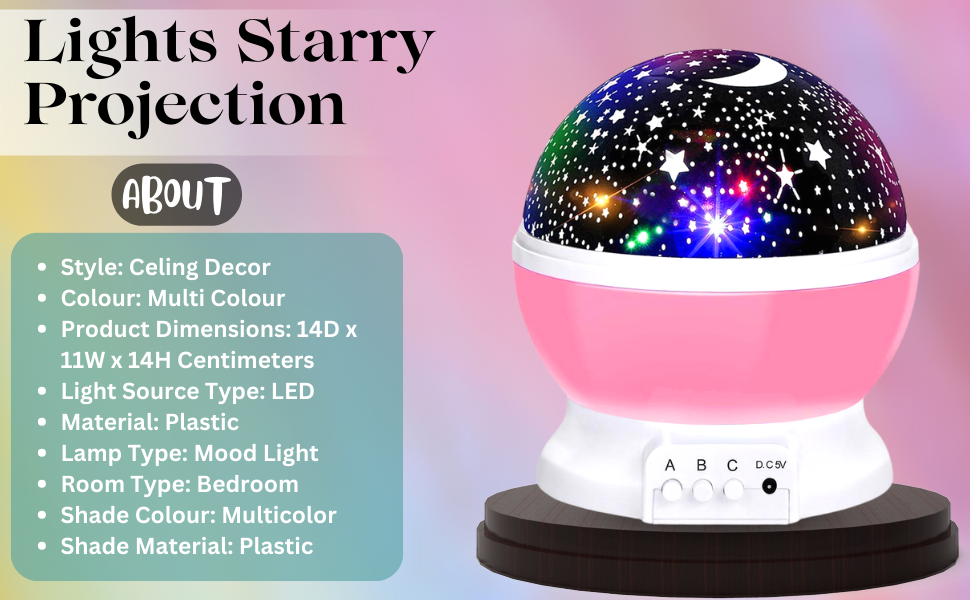 Star Light Rotating Projector