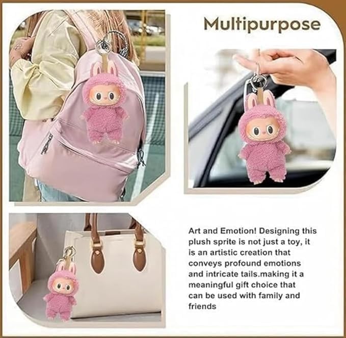 Labubu Doll Collectible Toy (Random Color - 1 Pc)
