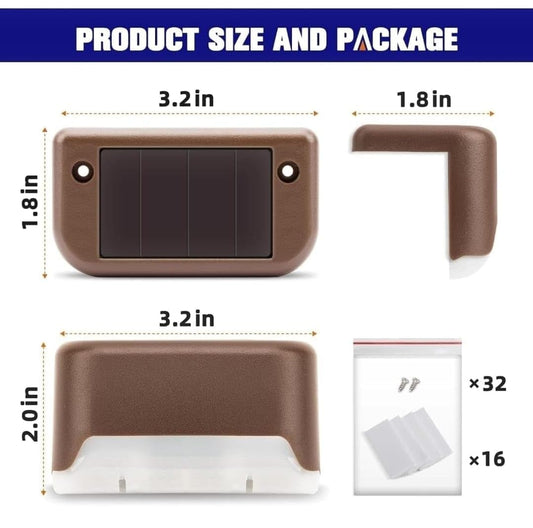 🌞 Step Solar Light Outdoor – Pack of 4