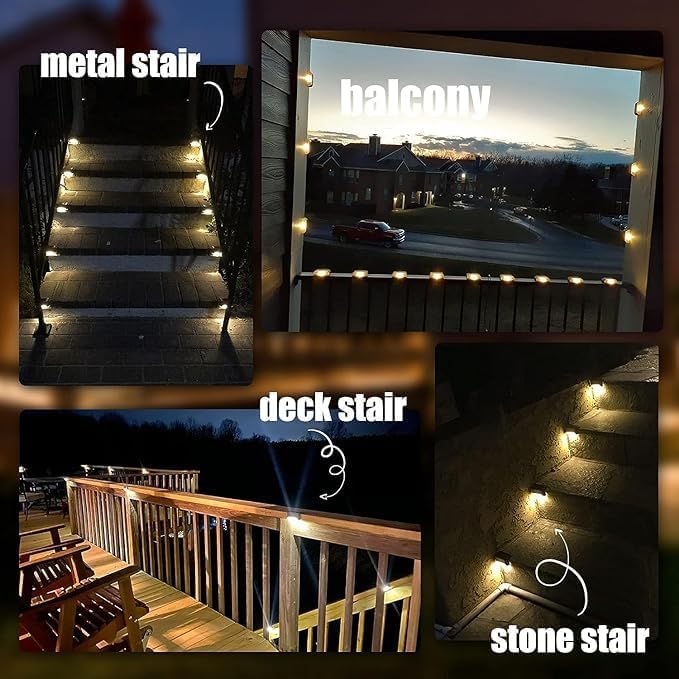 🌞 Step Solar Light Outdoor – Pack of 4
