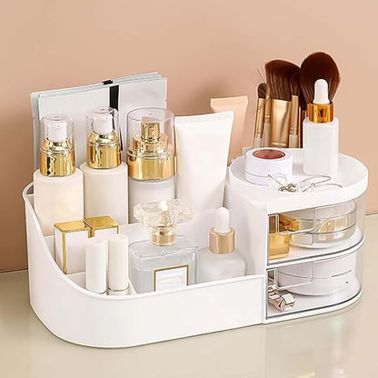 Makeup Organizer Box 💄 with Transparent Drawer