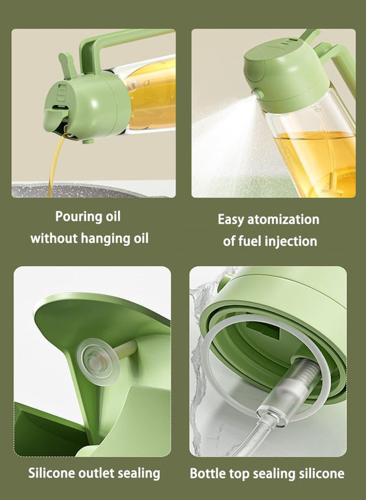 2-in-1 Oil Sprayer & Dispenser Bottle