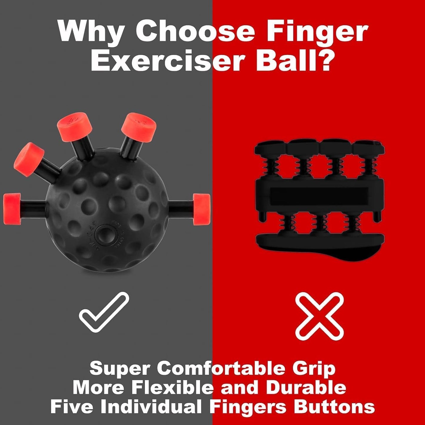 Hand Grip Strengthener Ball for Men & Women