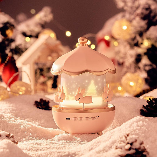 Bunny Carousel Night Light Projector 🐇