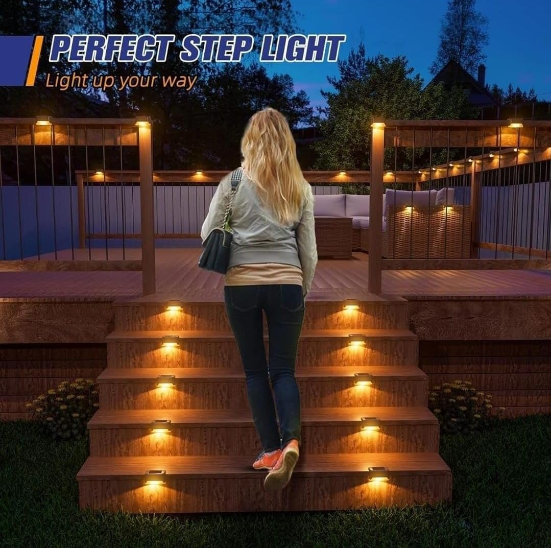 🌞 Step Solar Light Outdoor – Pack of 4
