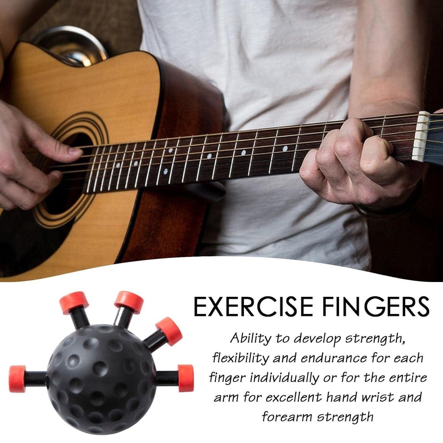 Hand Grip Strengthener Ball for Men & Women