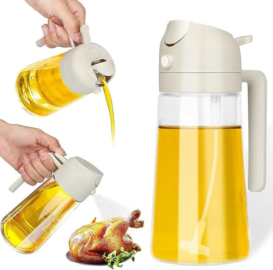 2-in-1 Oil Sprayer & Dispenser Bottle